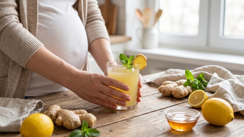 Is het veilig om gembersap te drinken tijdens de zwangerschap?