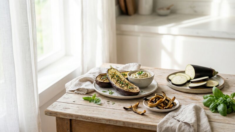 Kun je een aubergine helemaal eten?