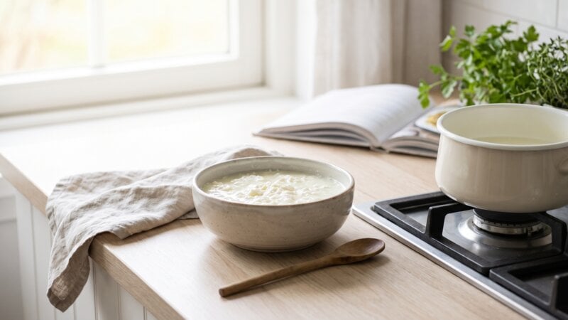 Kun je gestremde melk koken?