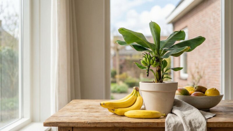 Kunnen er in Nederland bananen groeien?