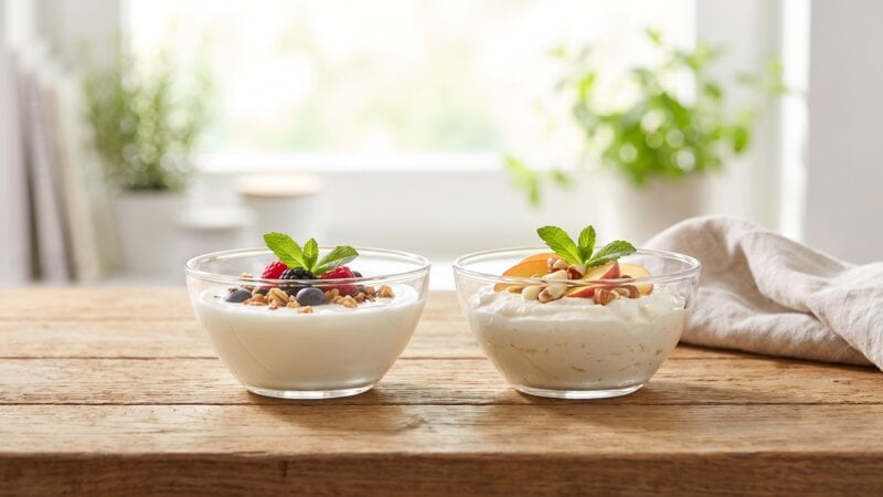 Wat is beter om af te vallen, yoghurt of kwark?