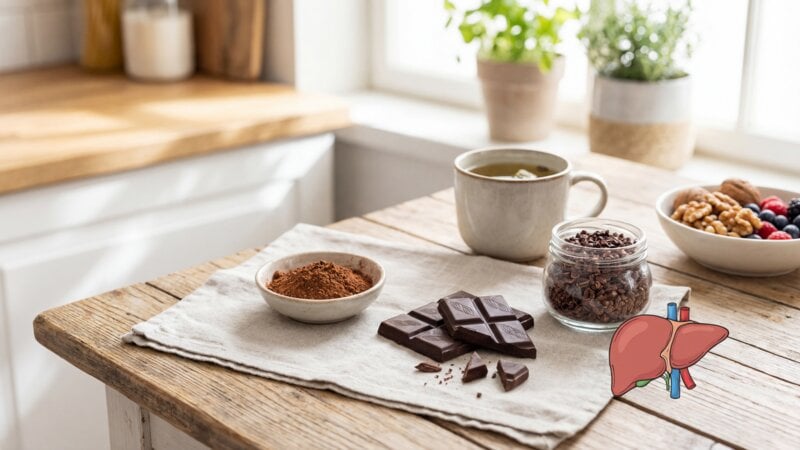 Wat doet chocolade met je lever?