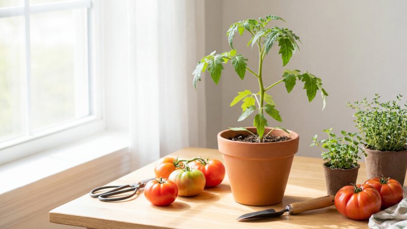 Wat is de beste plek om een tomatenplant te planten?