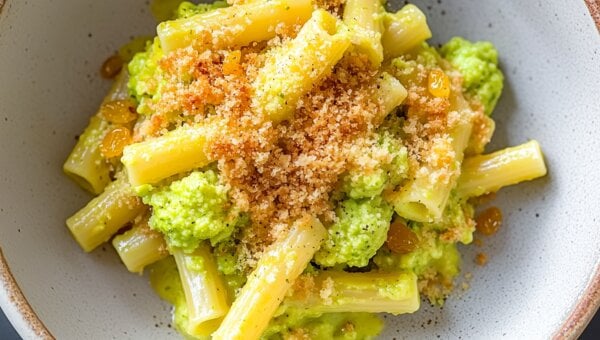 Pasta chi Vruoccoli Arriminati (Siciliaanse Pasta met Romanesco en ...