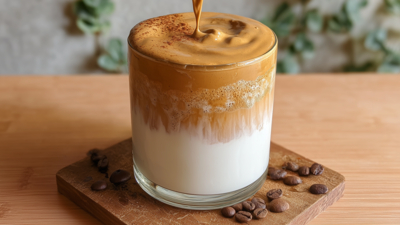 Dalgona koffie - Koreaanse opgeklopte koffie