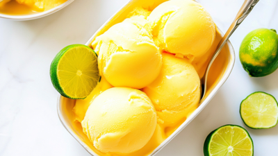 Mango Limoen Sorbet