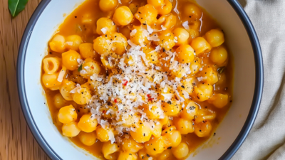 Pasta e Ceci - Pasta met kikkererwten