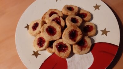 Amandelkoekjes met jam - kerstkoekjes 2026