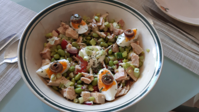 Salade Niçoise met edamame boontjes