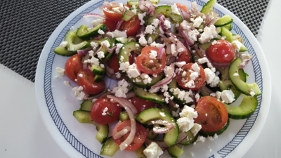 Eenvoudige Griekse Salade