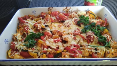 Italiaanse ovenschotel met kip