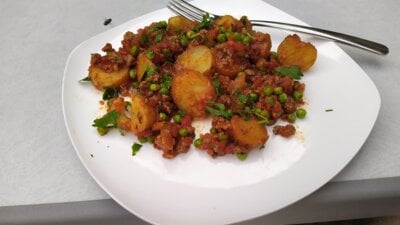 Warm en kruidig Indiaas gehakt pannetje