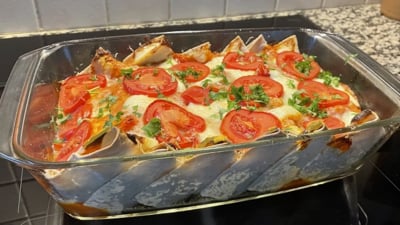 Romige spinazie tortilla's