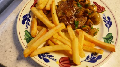 Kogelbiefstuk met champignons