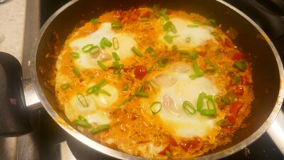Shakshuka met een Beetje Boursin