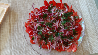 Noord Afrikaanse tomatensalade