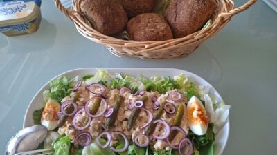 Tonijnsalade voor de lunch