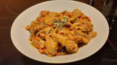 Filetto di maiale: Italiaanse varkenshaas in een romige cognacsaus