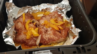 Mediterrane procureurlapejs uit de airfryer