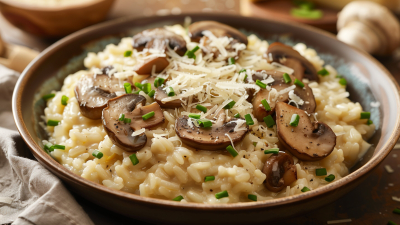 Risotto met Paddenstoelen