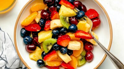 Zomerse Fruitsalade met Gember-Limoen Dressing