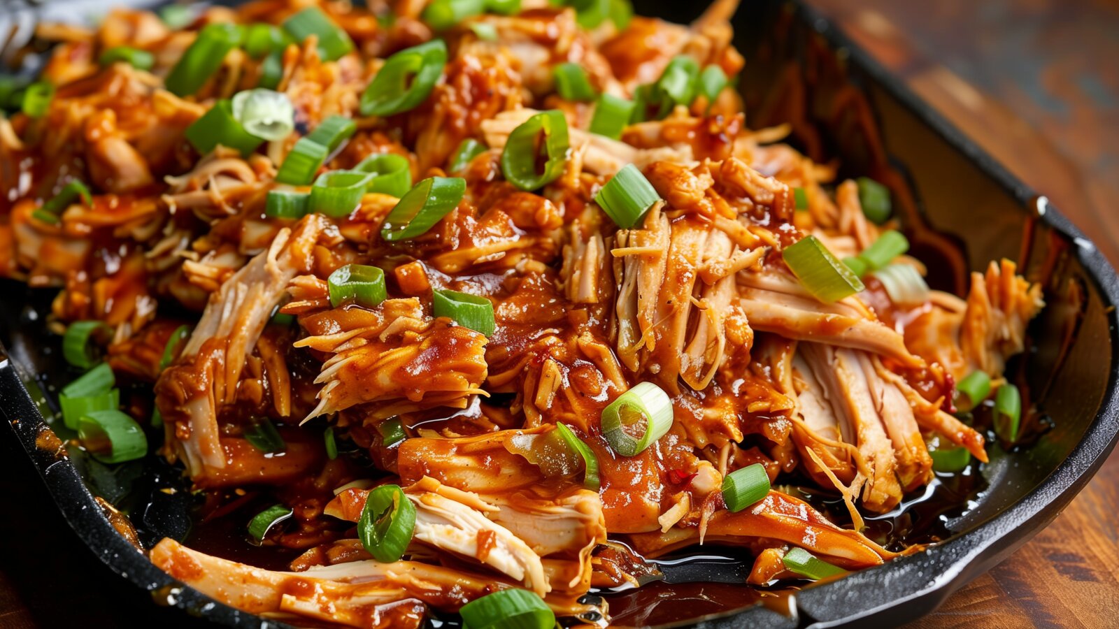 Slowcooker BBQ Pulled Chicken recept | eetse