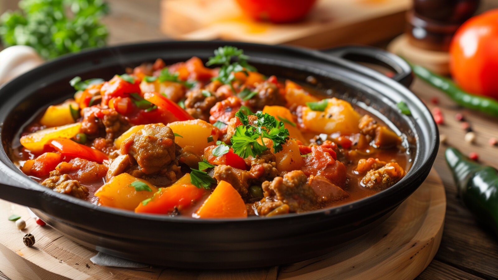 Vegan Hongaarse Goulash recept eetse