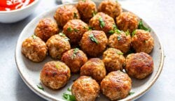 Airfryer Kipgehaktballetjes met Parmezaan