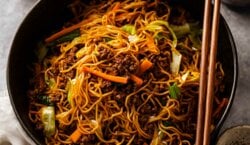 Chow Mein met Rundergehakt