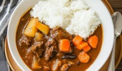 Japanse rundvlees curry