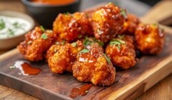 Krokante bloemkoolvleugeltjes uit de airfryer