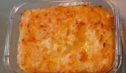 Aardappelpuree met kaas uit de oven