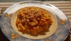 Vegetarische hutspot met witte bonen