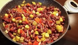 Kidneybonen met piccalillysaus