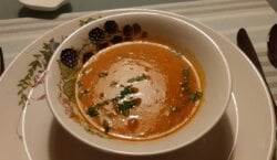 Tomatencrèmesoep van verse tomaten