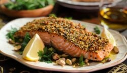 Zalm met een Korst van Pistache