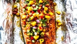 Zalm met Mango Salsa
