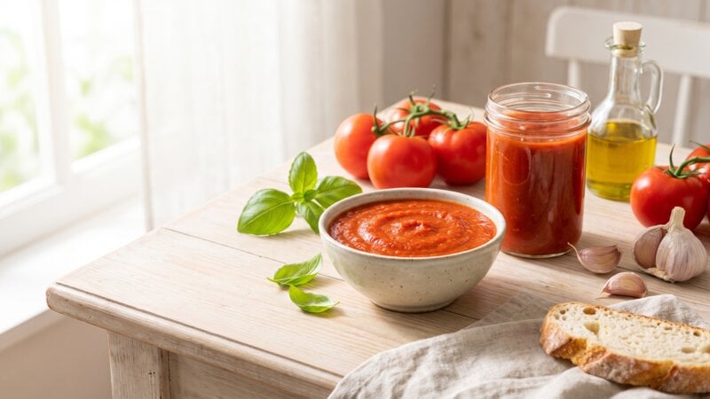 Hoe gezond is zelfgemaakte tomatensaus?