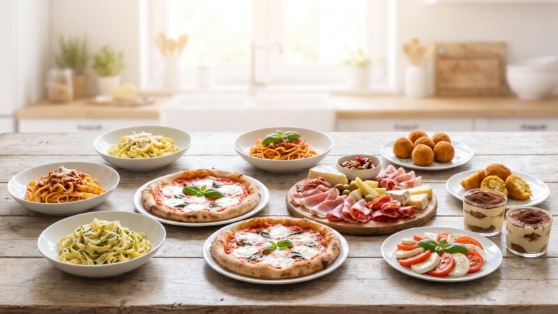 Wat zijn 10 lekkere Italiaanse gerechten?