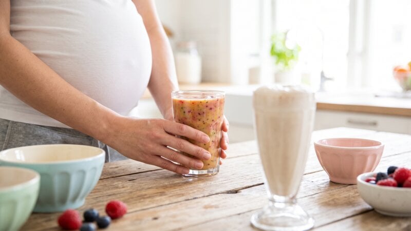 Waarom geen milkshake als je zwanger bent?